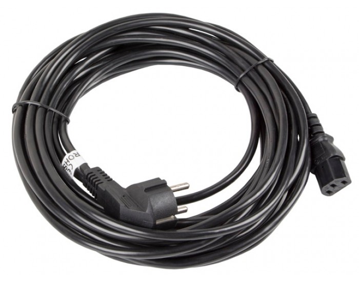 Кабел Lanberg CEE 7/7 -> IEC 320 C13 power cord 10m VDE, black