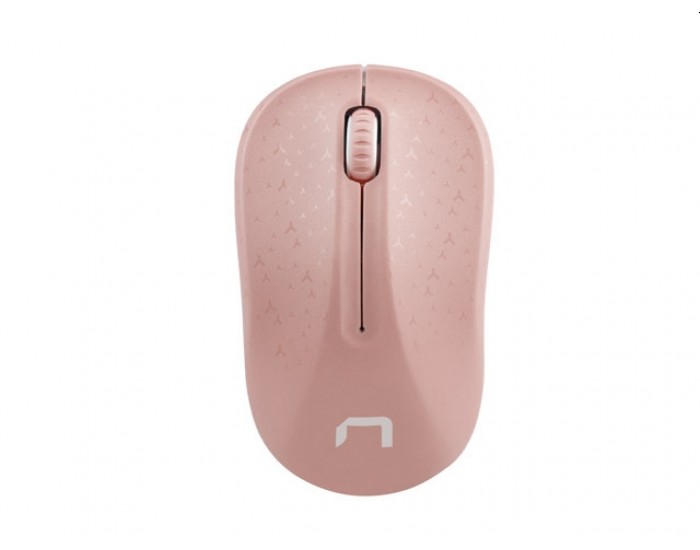 Мишка Natec Mouse Toucan Wireless 1600 DPI Optical Pink-White