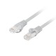 Кабел Lanberg patchcord CAT.6 UTP LSZH CCA 0.5m Fluke Passed, Grey