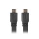 Кабел Lanberg HDMI M/M V2.0 cable 0.5m, 4K flat, black