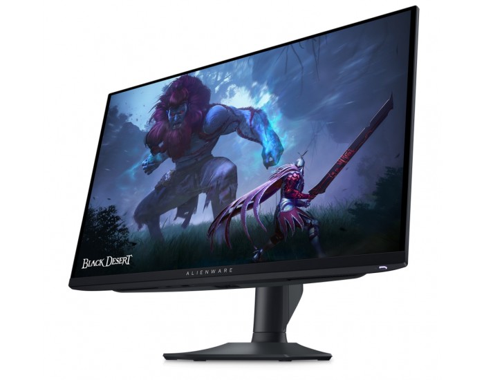 Монитор Dell Alienware AW2725DF, 26.7" QD-OLED Anti-reflection, IPS, 0.03ms, 1000 cd/m2, QHD (2560X1440), 360Hz, HDR-400, AMD FreeSyncPremium Pro+VESA, HDMI, DP, USB-C, USB 3.2, Height Adjustable, Pivot, Swivel, Tilt, Black