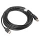 Кабел Lanberg extension cable USB 2.0 AM-AF, 5m, black