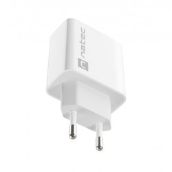 Адаптер Natec USB Charger Ribera 1X USB-C 20W, White - Natec