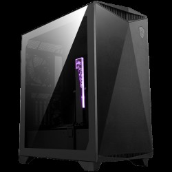 MSI MPG GUNGNIR 300P AIRFLOW, Mid-Tower, E-ATX/ATX/M-ATX/ITX, 2x USB 3.2 Gen 1 Type-A, 1x USB 3.2 Gen 2x2 Type-C, 1x Audio/1x Mic, ARGB Hub, 4x 120mm ARGB Fans, 1mm Perforated Front Panel, 3mm Tempered Glass - Аксесоари, Кутии, Вентилатори