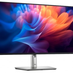 Монитор Dell P2725H, 27" Full HD LED, IPS Anti-Glare, 5ms, 100 Hz, 1500:1, 300 cd/m2, 1920x1080, 99% sRGB, USB-C, 4xUSB 3.2, HDMI, Display Port, VGA, Height Adjustable, Pivot, Swivel, Tilt, Black - Монитори