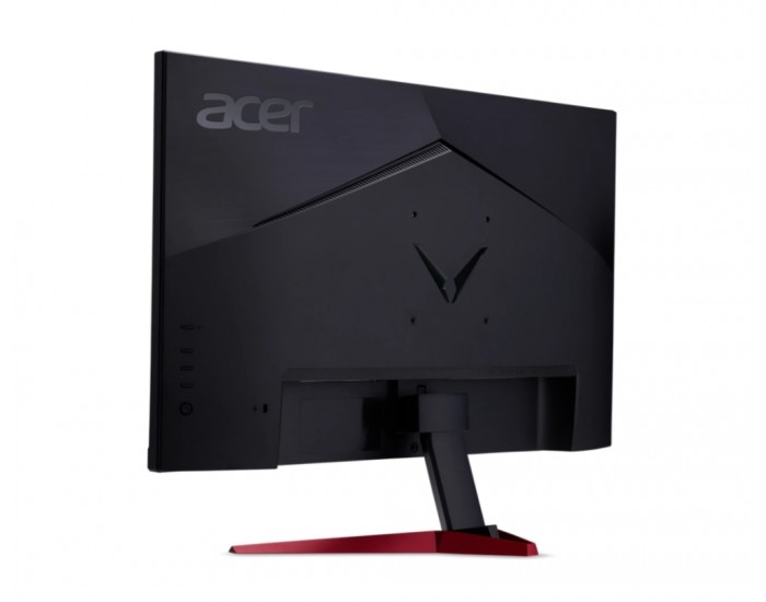 Монитор Acer Nitro VG240YEbmiix, 23.8", IPS, Anti-Glare, FHD 1920x1080, ZeroFrame, FreeSync, 100Hz, 1ms, 100M:1, 250 cd/m2, VGA, 2xHDMI, HDR ready, Speakers 2Wx2, Audio in/out, VESA, Tilt, Acer Display Widget, Black