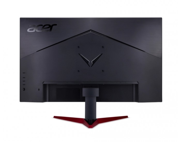 Монитор Acer Nitro VG240YEbmiix, 23.8", IPS, Anti-Glare, FHD 1920x1080, ZeroFrame, FreeSync, 100Hz, 1ms, 100M:1, 250 cd/m2, VGA, 2xHDMI, HDR ready, Speakers 2Wx2, Audio in/out, VESA, Tilt, Acer Display Widget, Black