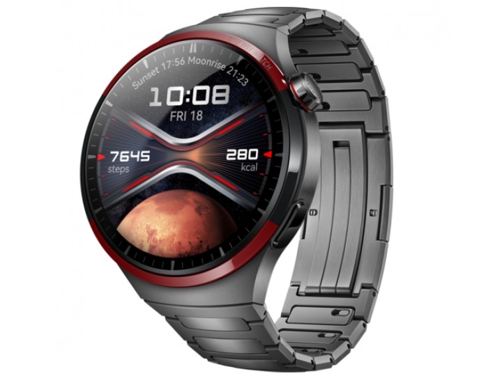 Часовник Huawei Watch 4 Pro Space Edition Gray, Medes-L19MN, Titanium strap, 49mm, GPS, WLAN, Heart Rate Monitor, SPO2