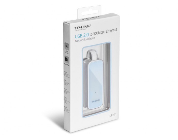 Мрежови адаптер TP-Link UE200 USB 2.0