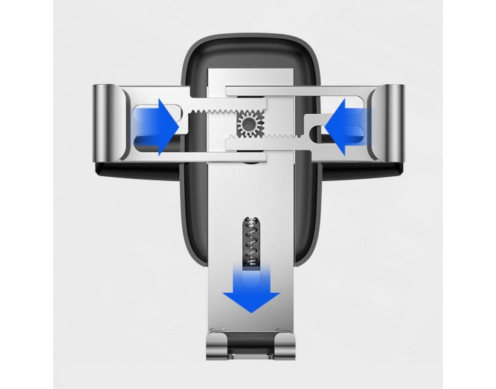 Стойка за телефон Baseus SUYL-J01 Metal Age Gravity Mount за CD слот черен