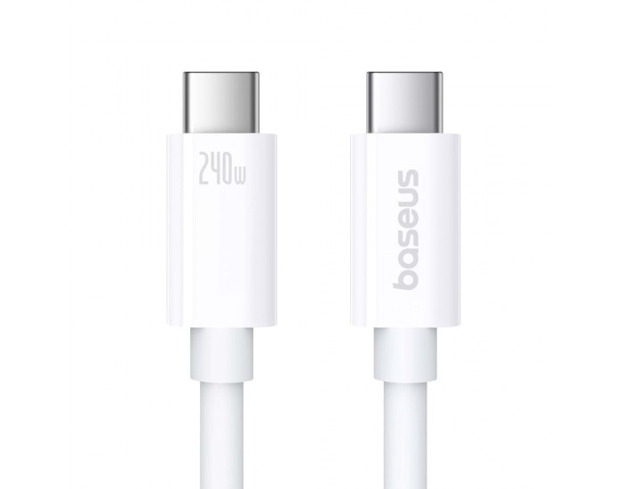 Кабел Baseus Superior Series 2 USB4 USB-C към USB-C кабел, 240W, 1m P10365200211-02 - бял