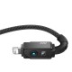 Кабел Baseus Unbreakable Series USB към Lightning 2.4A 2м P10355802111-01 - черен