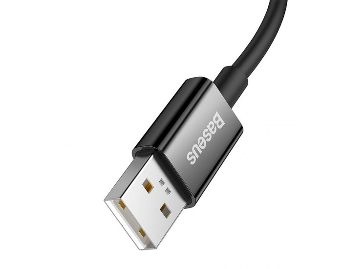 Кабел Baseus Superior Series USB-А към USB-C 65W 1м CAYS000901 - черен