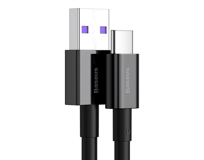 Кабел Baseus Superior CATYS-A01 USB-A към USB-C, 66W, 2м, черен