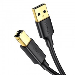 Кабел Ugreen US135 USB към USB Type B кабел за принтер 3м 10351 - Разклонители, Зарядни и Кабели