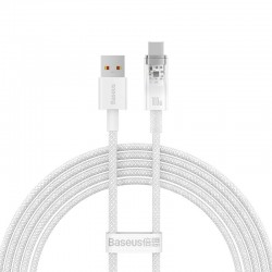 Кабел Baseus Explorer USB към USB-C 100W 1м CATS010402 - бял - Baseus