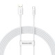 Кабел Baseus Superior USB към USB-C 100W 2м P10320102214-03 - бял