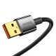 Кабел Baseus CATS000301 USB към USB Type C 100W 2м - черен