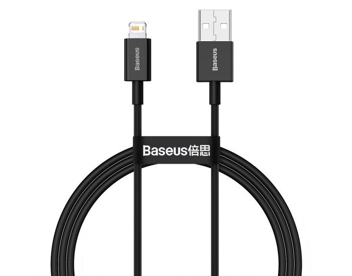 Кабел Baseus Superior USB към Lightning CALYS-A01 2.4 A 1 м - черен