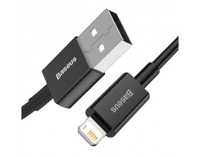 Кабел Baseus Superior USB към Lightning CALYS-A01 2.4 A 1 м - черен