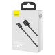 Кабел Baseus Superior USB към Lightning CALYS-A01 2.4 A 1 м - черен