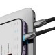 Кабел Baseus Glimmer fast charging USB-C към Lightning 20W 2м - черен