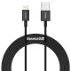 Кабел Baseus Superior USB към Lightning 2.4 A 2 м - черен