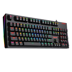 Клавиатура Redragon Amsa Pro K592RGB-PRO-BK механична геймърска RGB blue switch - Клавиатури, Мишки и Падове