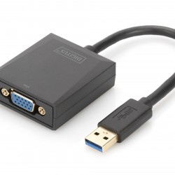 Адаптер DIGITUS, USB 3.0 към VGA, Full HD - DA-70840 - Digitus