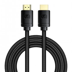 Кабел Baseus High Definition Series HDMI 2.1, 8K 60Hz, 3D, HDR, 48Gbps CAKGQ-K01 2м - черен - Baseus