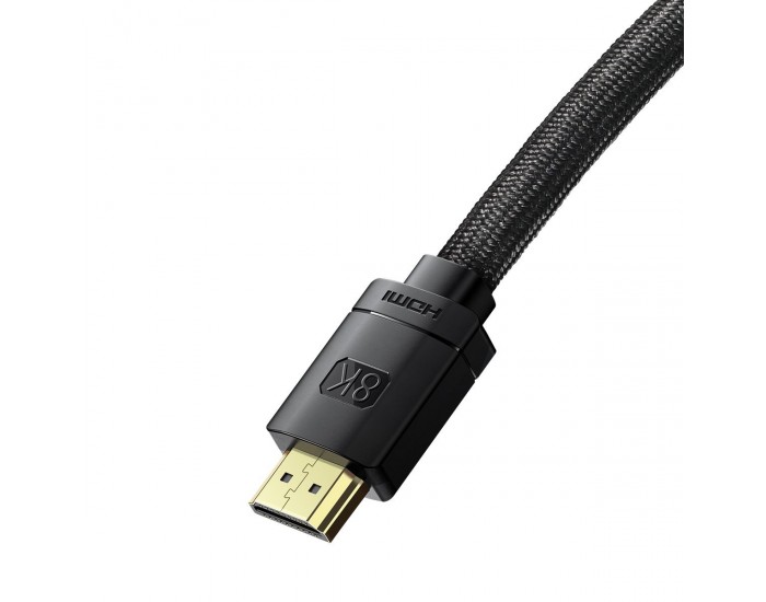 Кабел Baseus High Definition Series HDMI 2.1, 8K 60Hz, 3D, HDR, 48Gbps CAKGQ-K01 2м - черен