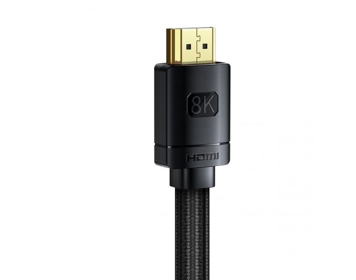 Кабел Baseus High Definition Series HDMI 2.1, 8K 60Hz, 3D, HDR, 48Gbps CAKGQ-K01 2м - черен