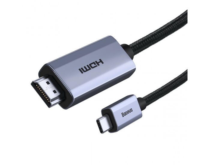 Адаптер Baseus High Definition Series WKGQ010001 USB Type C - HDMI 2.0 4K 60Hz 1м черен