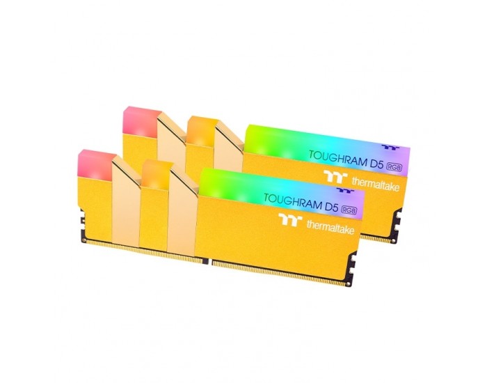 Памет Thermaltake TOUGHRAM RGB 32GB (2x16GB) DDR5 5600MHz U-DIMM Metallic Gold