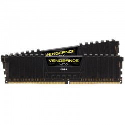 Corsair 16GB (2 x 8GB) DDR4 DRAM 3600MHz C18-22-22-42 Vengeance LPX Memory Kit - Black - Офис