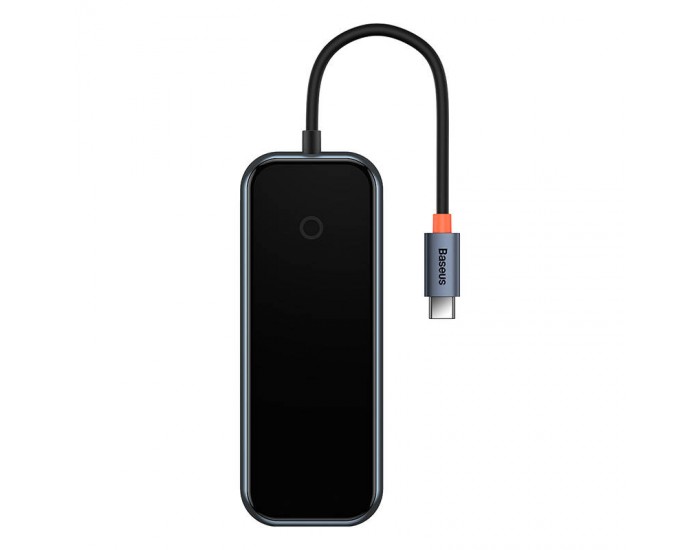 USB хъб Baseus AcmeJoy WKJZ010013 4-портов USB-C към 3xUSB 3.0 + USB-C PD - тъмносив