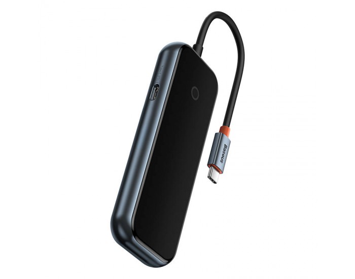 USB хъб Baseus AcmeJoy WKJZ010013 4-портов USB-C към 3xUSB 3.0 + USB-C PD - тъмносив