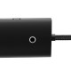 USB хъб Baseus WKQX030301 USB-C Lite Series 5в1, мултифункционален, 25см, черен