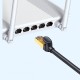 Мрежов кабел Baseus WKJS010701 Ethernet RJ45 10Gbps 10м - черен