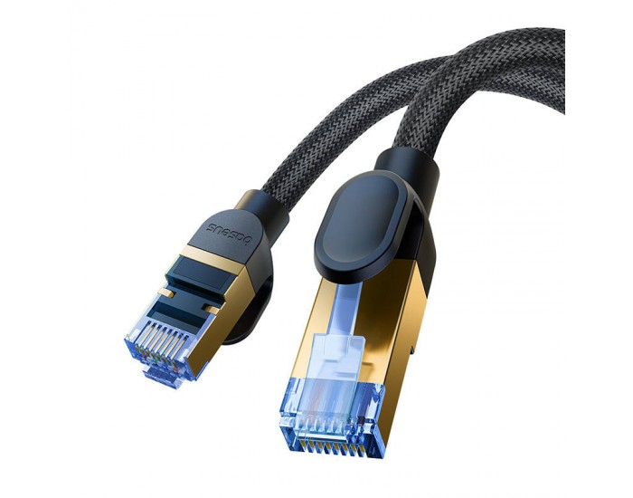 Мрежов кабел Baseus RJ45, Cat.7, 10Gbps, 0,5 м B0013320B111-00 - черен