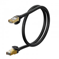 Мрежов кабел Baseus WKJS010001 CAT7 High Speed ​​RJ45 10Gbps 0.5m черен - Baseus