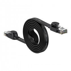 Мрежов кабел Baseus WKJS000101 high Speed Cat6 32AWG Gigabit network cable (flat cable) 2м - черен - Baseus