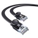 Мрежов кабел Baseus WKJS000101 high Speed Cat6 32AWG Gigabit network cable (flat cable) 2м - черен