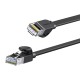 Мрежов кабел Baseus WKJS000101 high Speed Cat6 32AWG Gigabit network cable (flat cable) 2м - черен