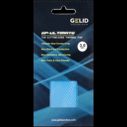 GELID GP-ULTIMATE 90 x 50 THERMAL PAD, Single Pack (1pc included): 3 mm, Density (g/cm3): 3.2, Size (mm): 90 x 50, Thermal Conductivity (W/mK): 15 - Gelid