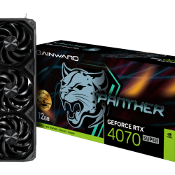 Gainward GeForce RTX 4070Ti SUPER Panther OC, 16GB 256 bit, 1x HDMI 2.1, 3x DP 1.4a, 3 Fan, 1x 16-pin power connector, recommended PSU 750W, NED47TSS19T2-1043Z - Gainward