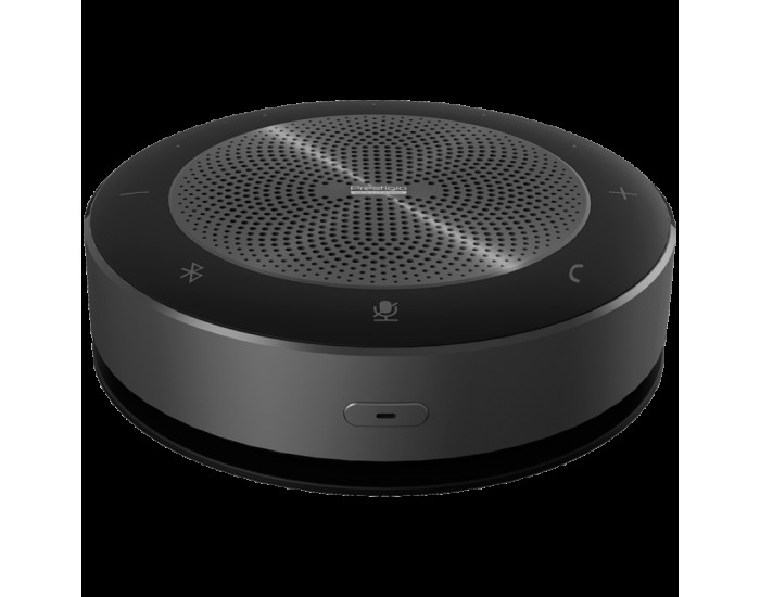 Prestigio Solutions VCS Speakerphone Alpha: 5W, 6 mic, 5m (Radius), Wireless charging, Connection via USB Type-C, AUX or BT4.2+EDR