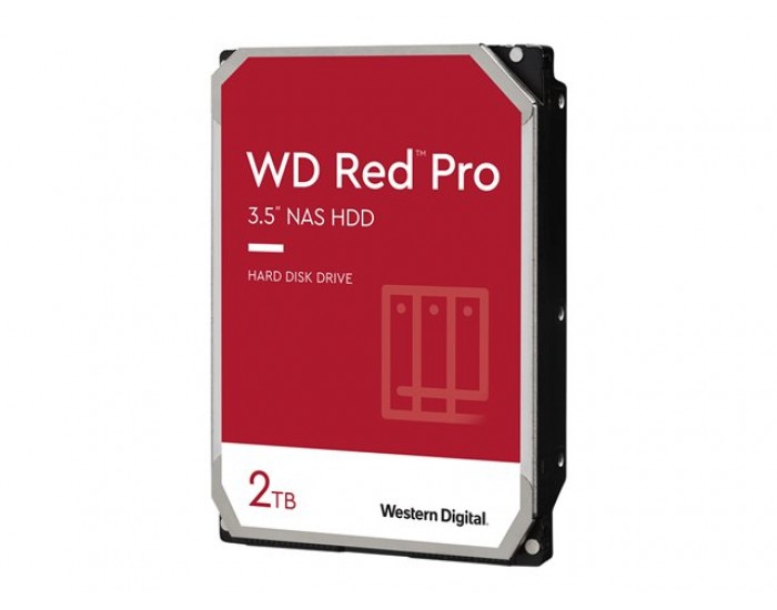 WD Red Pro 2TB SATA 6Gb/s 64MB Cache Internal 8.9cm 3.5inch 24x7 7200rpm optimized for SOHO NAS systems 1-24 Bay HDD Bulk