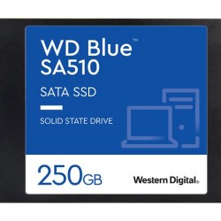 WD Blue SA510 SSD 250GB SATA III 6Gb/s cased 2.5inch 7mm internal single-packed - Хард дискове, Карти памет, CD и DVD дискове