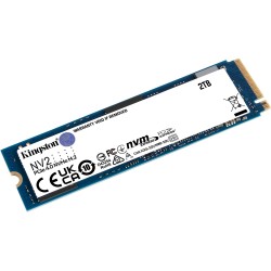 Kingston 2TB NV2 M.2 2280 PCIe 4.0 NVMe SSD, up to 2100/1700MB/s, EAN: 740617329971 - Хард дискове, Карти памет, CD и DVD дискове